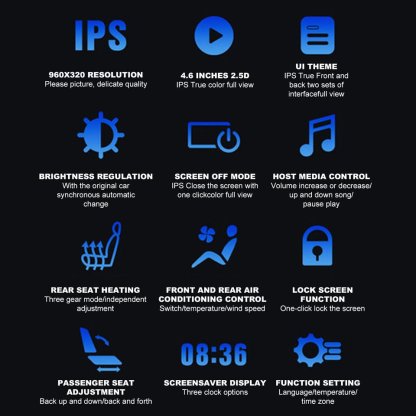 TESERY 4.6 Rear Control Screen for Tesla Model 3/Model Y - Tesery Official Store