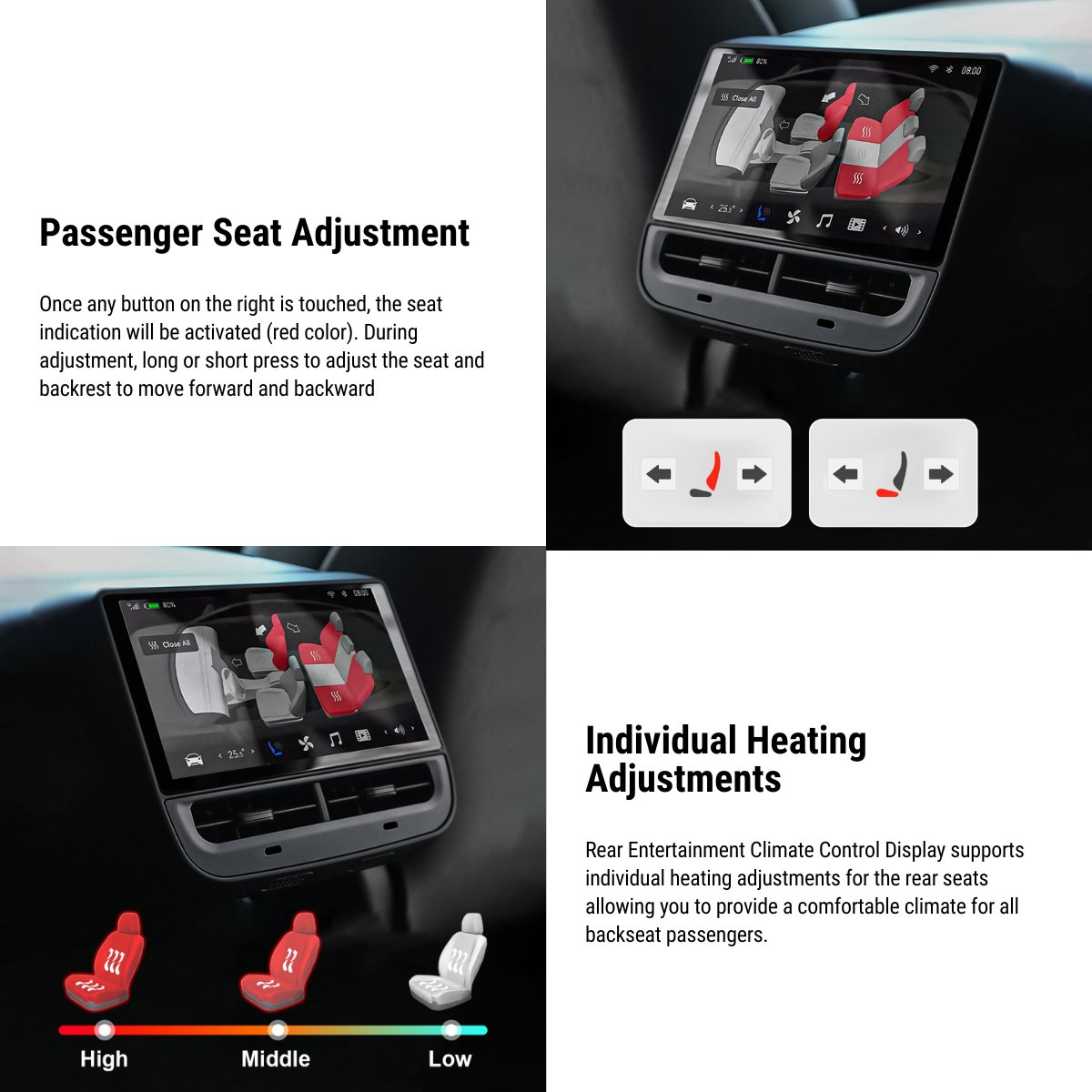 TESERY 7‘’ Rear Entertainment System for Model Y / 3 2018-2023 - Tesery Official Store