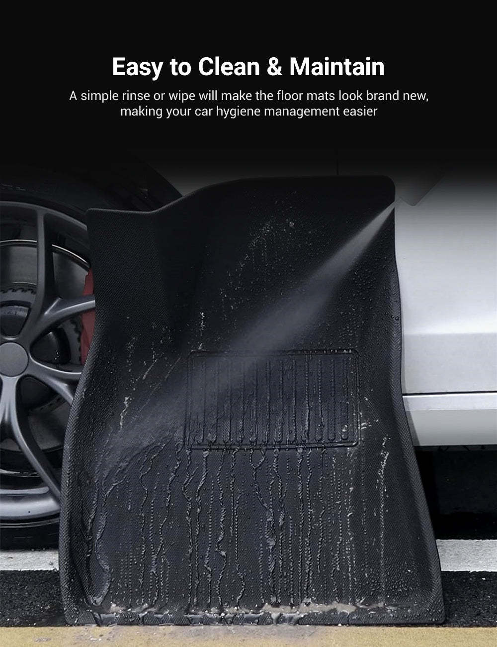TESERY All Weather 3D Floor Mats for Tesla Model Y & Model 3 Highland - Tesery Official Store