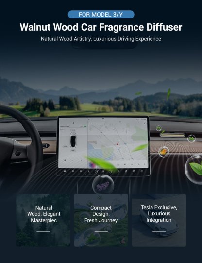 TESERY Car Fragrance Diffuser for Model 3/Y - Tesery Official Store