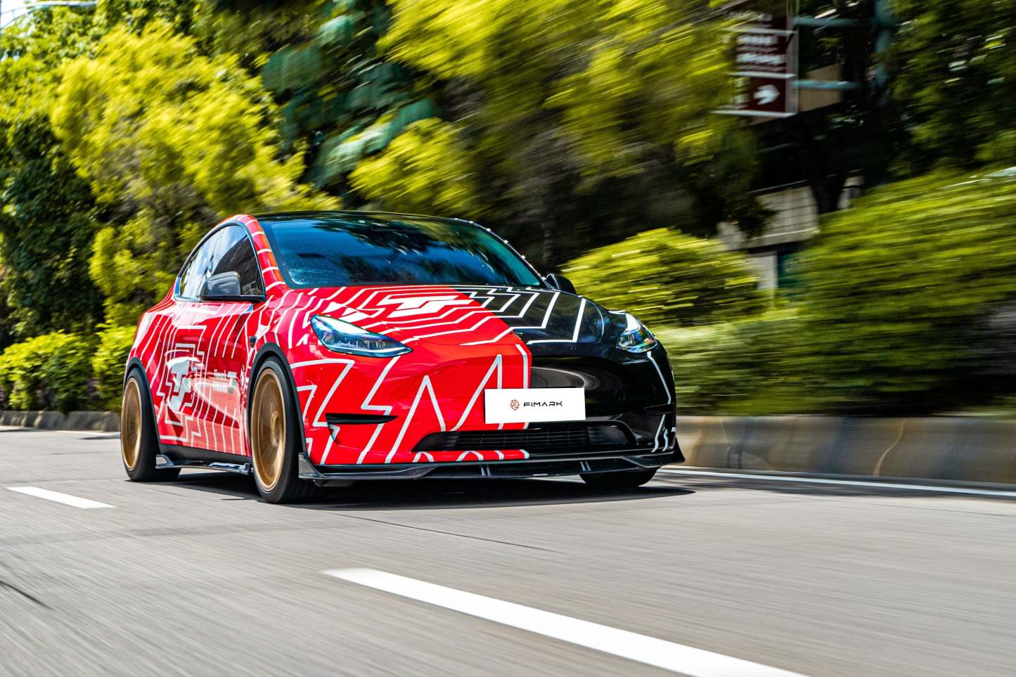 TESERY Carbon Fiber Front Lip for Tesla Model Y - Tesery Official Store