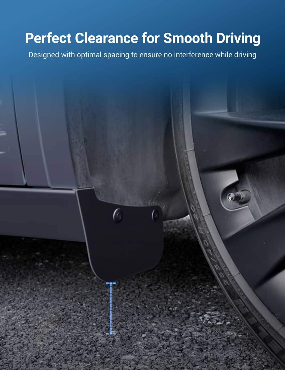 TESERY Hidden Mud Flaps Splash Guards for Model 3 Highland / Model Y Juniper - Tesery Official Store