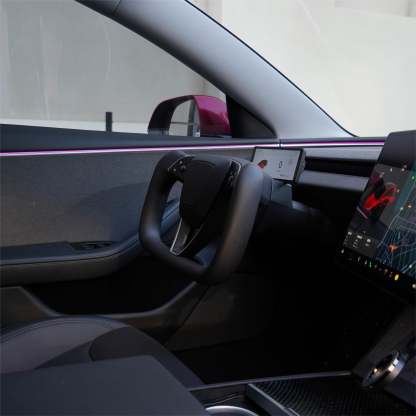 TESERY Model 3 Highland & Model Y Juniper Yoke Plaid Steering Wheel - Tesery Official Store