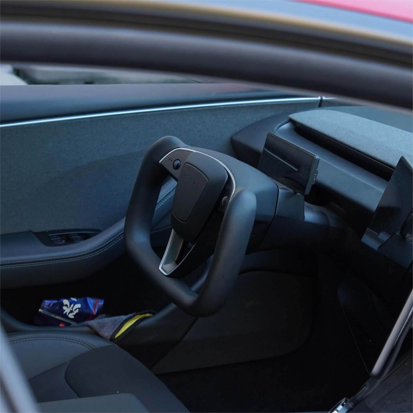 TESERY Model 3 Highland & Model Y Juniper Yoke Plaid Steering Wheel - Tesery Official Store