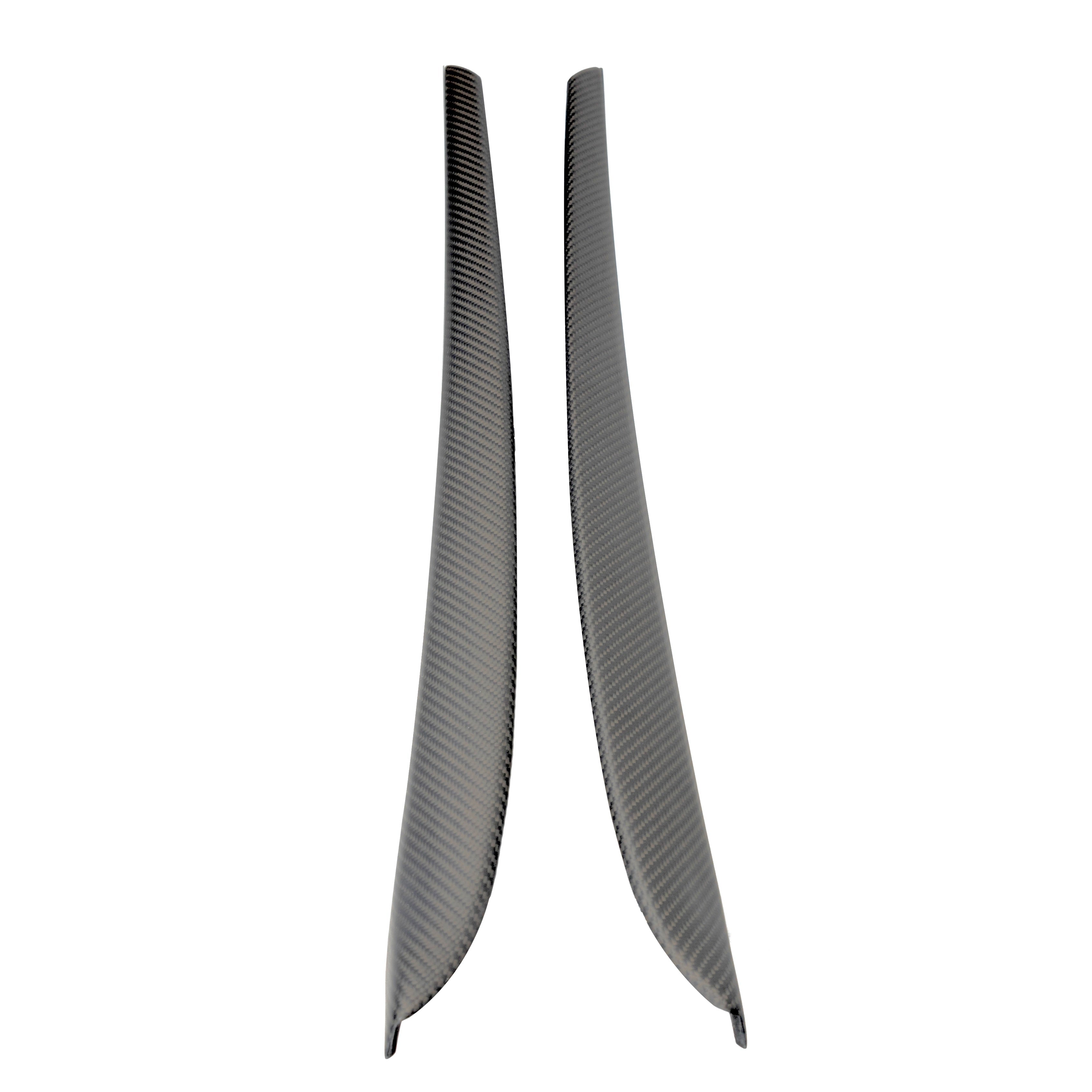 TESERY Model 3 / Y Door Panel Trim - Carbon Fiber Interior Mods【2pcs】 - Tesery Official Store
