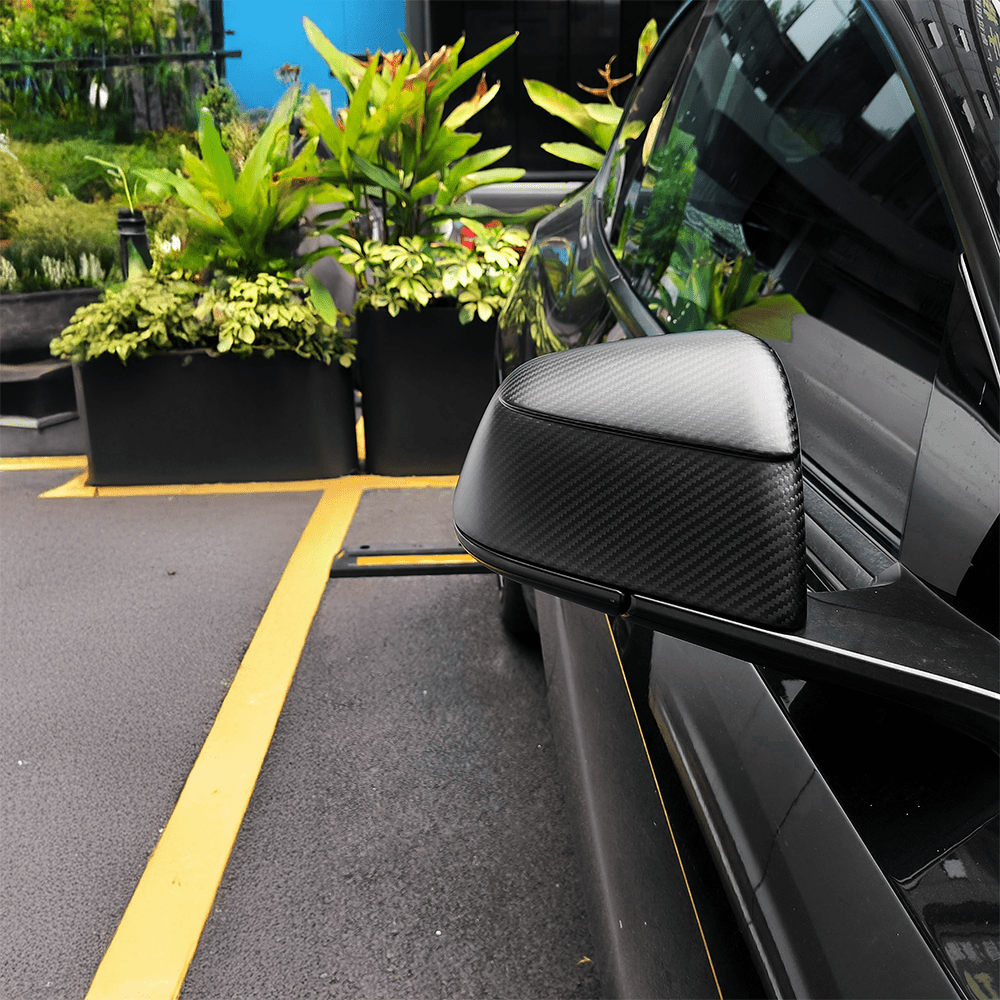 TESERY Side Mirror Cover for Tesla Model Y Juniper ( OEM Style ) - Carbon Fiber Exterior Mods - Tesery Official Store