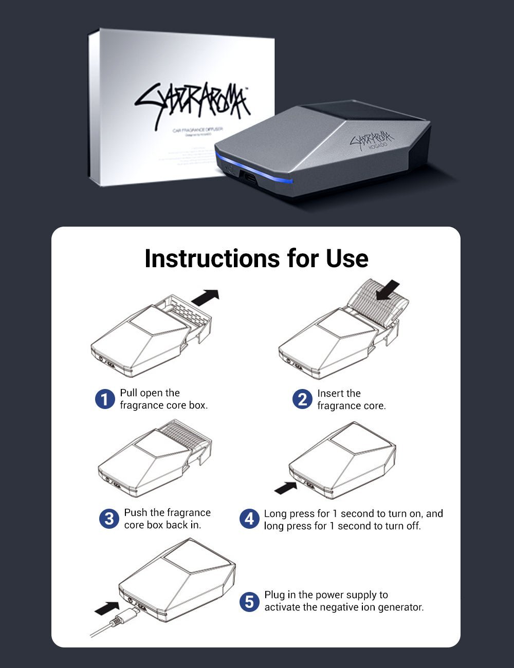 TESERY Smart Car Diffuser for Tesla【Cybertruck Style】 - Tesery Official Store