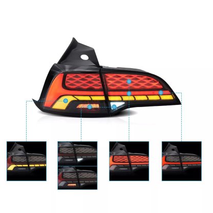 TESERY Starry Dynamic LED Tail Light Assembly for Model 3/Y - Tesery Official Store