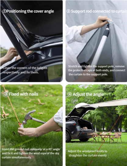 TESERY Tailgate Camping Tent for Tesla Model Y Juniper - Tesery Official Store