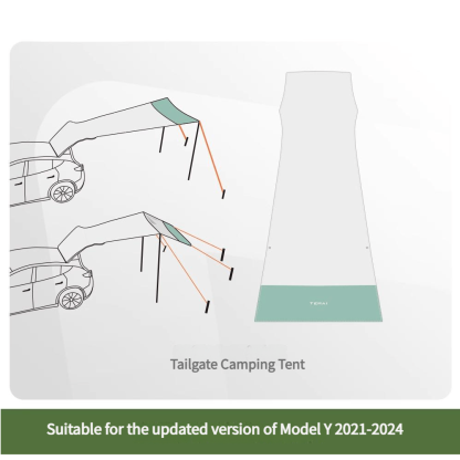 TESERY Tailgate Camping Tent for Tesla Model Y Juniper - Tesery Official Store