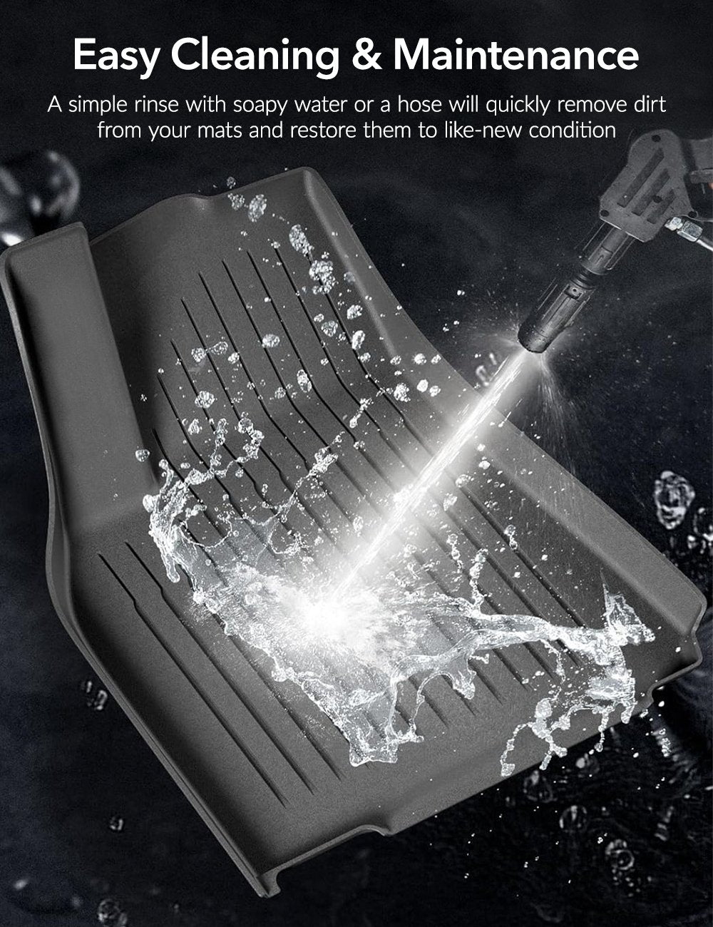 TESERY TPE All Weather Floor Mats for Tesla Model Y & Model 3 - Tesery Official Store