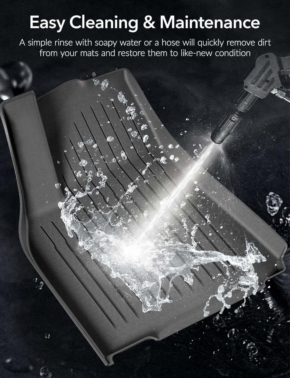 TESERY TPE All Weather Floor Mats for Tesla Model Y & Model 3 - Tesery Official Store