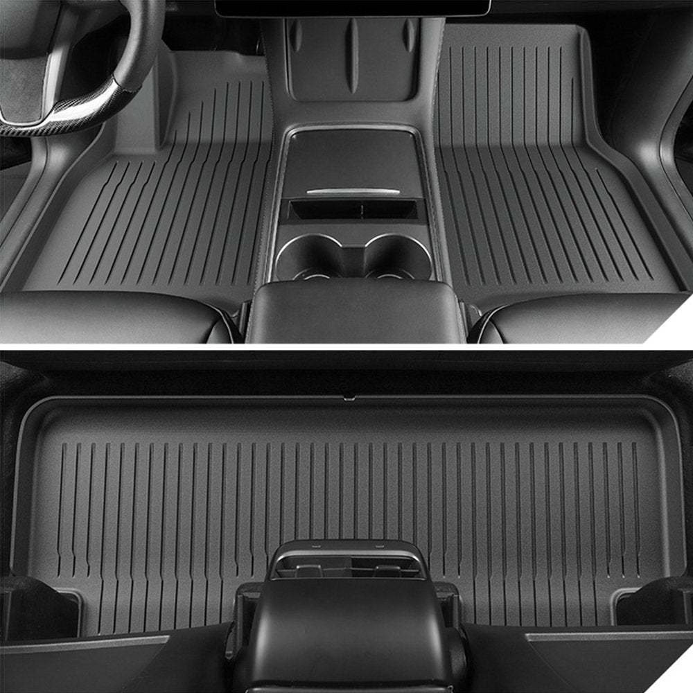 TESERY TPE All Weather Floor Mats for Tesla Model Y & Model 3 - Tesery Official Store