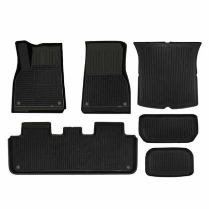 TESERY TPE+Menes Double Layer Floor Mats for Tesla Model 3 & Model Y - Tesery Official Store