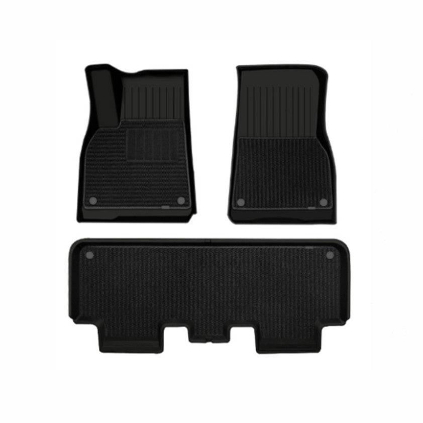 TESERY TPE+Menes Double Layer Floor Mats for Tesla Model 3 & Model Y - Tesery Official Store