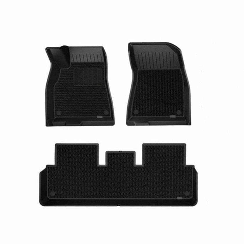TESERY TPE+Menes Double Layer Floor Mats for Tesla Model 3 & Model Y - Tesery Official Store