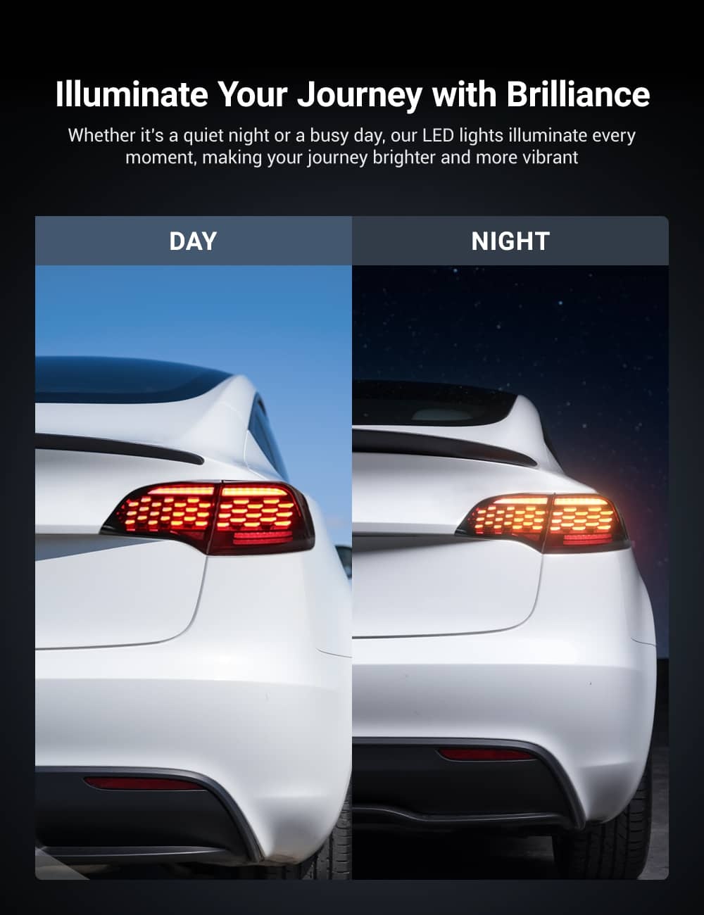 TESERY Upgraded Starlight LED Tail Light for Model 3/Y - Tesery Official Store