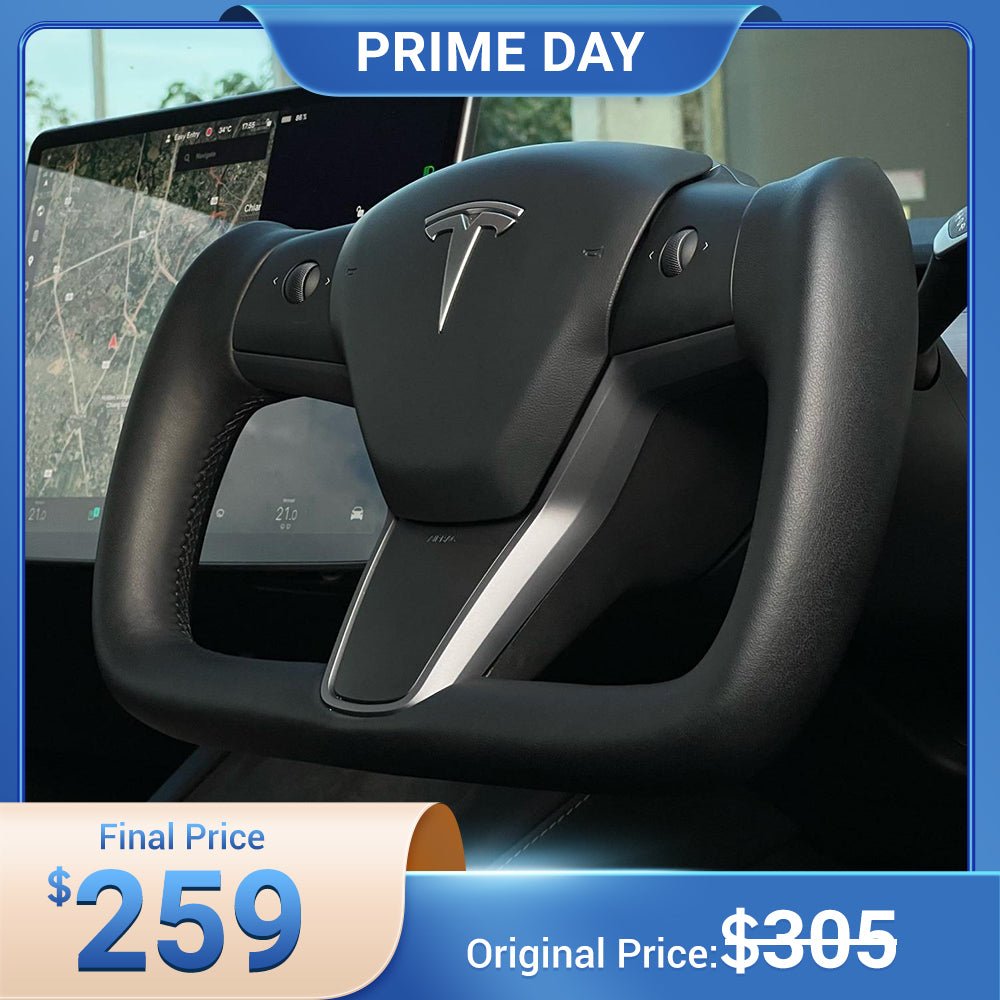 TESERY Yoke Steering Wheel for Tesla Model 3 / Y【Style 36】 - Tesery Official Store