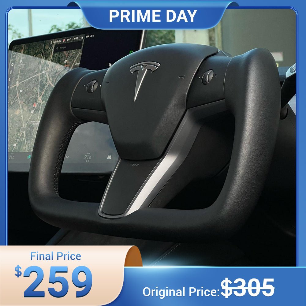TESERY Yoke Steering Wheel for Tesla Model 3 / Y【Style 36】 - Tesery Official Store