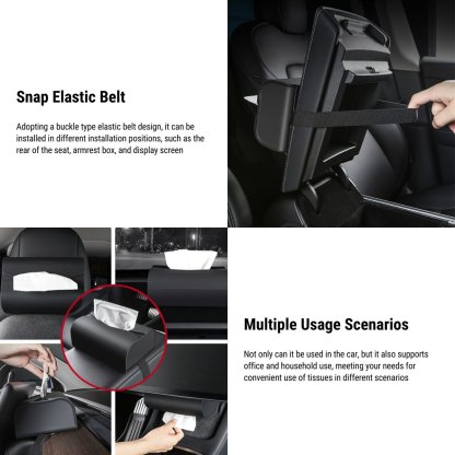 Tissue Holder Silicone Tissue Box Cover for Tesla Model 3/Y/S/X - Tesery Official Store