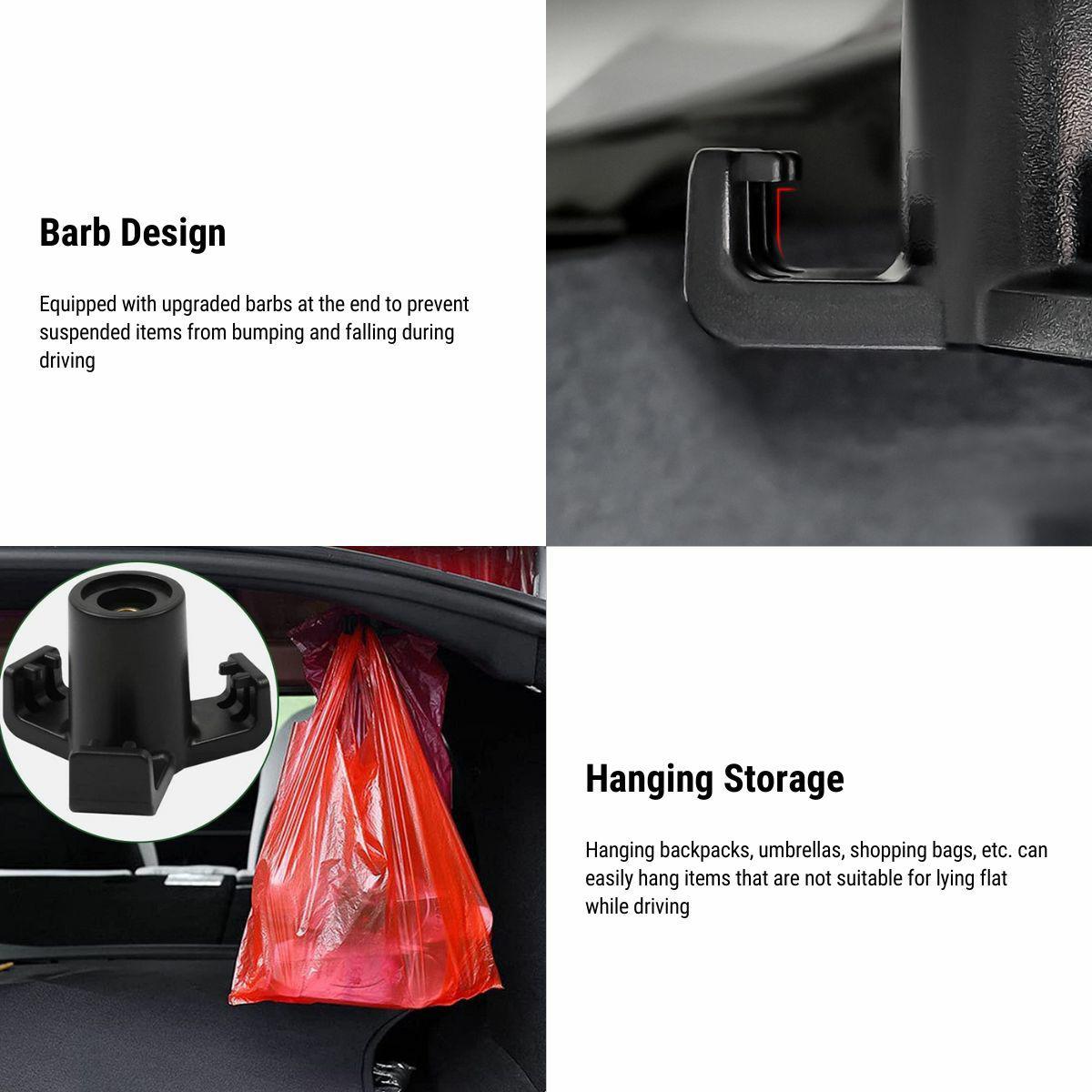 Trunk Hook Grocery Bag Hook for Tesla Model 3 2017-2024 - Tesery Official Store