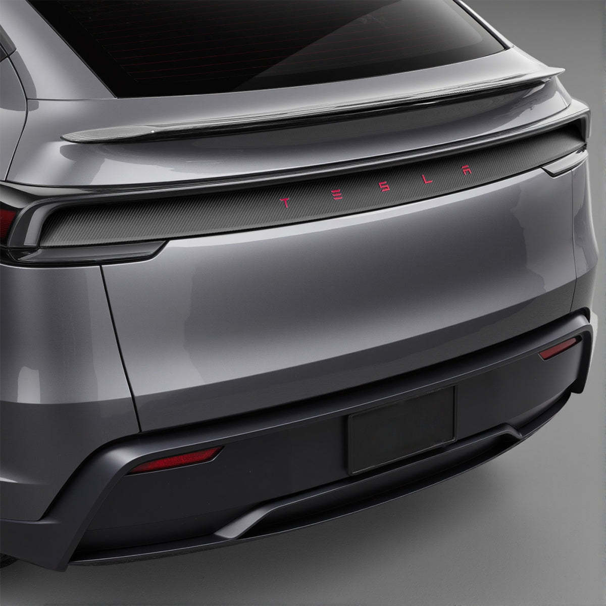 Trunk Tailgate Applique for Tesla Model Y Juniper - Real Dry Molded Carbon Fiber - Tesery Official Store