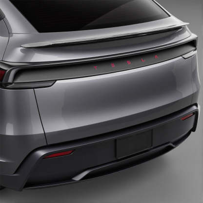 Trunk Tailgate Applique for Tesla Model Y Juniper - Real Dry Molded Carbon Fiber - Tesery Official Store