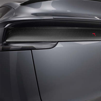 Trunk Tailgate Applique for Tesla Model Y Juniper - Real Dry Molded Carbon Fiber - Tesery Official Store