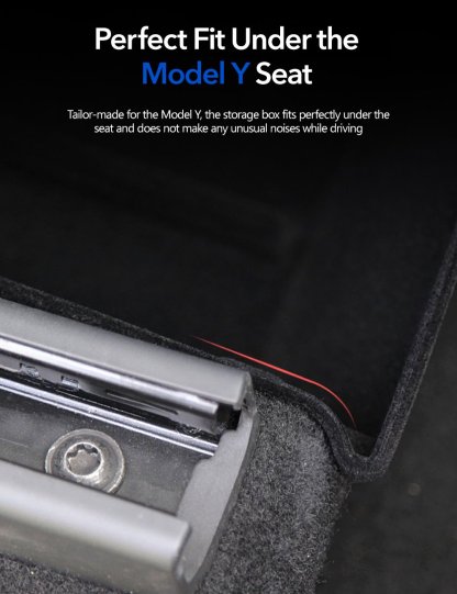 Under Front Seat Storage Box for Tesla Model Y - Tesery Official Store