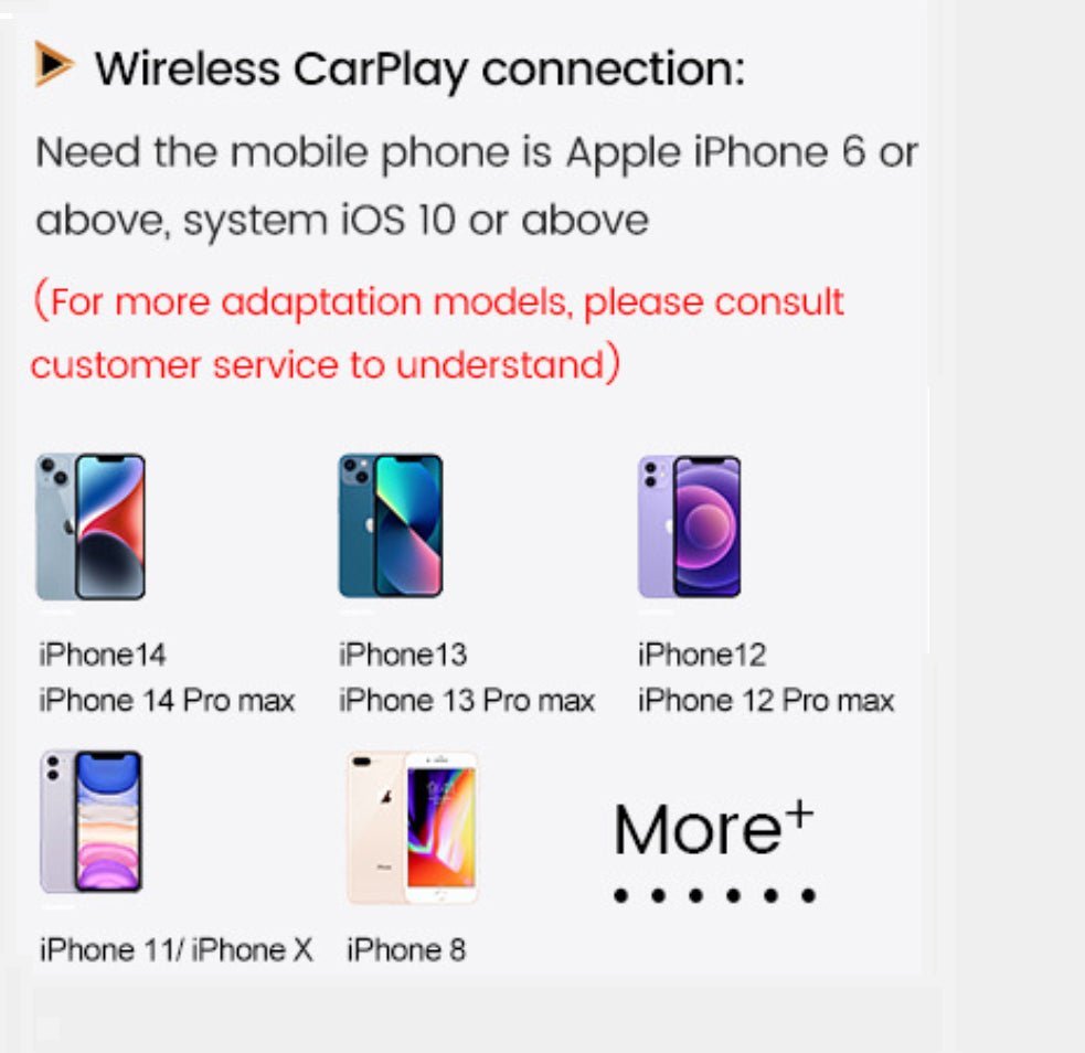 Wireless CarPlay Adapter for Tesla Model 3 Model Y 2018-2023 (Left-hand drive ONLY) - Tesery Official Store