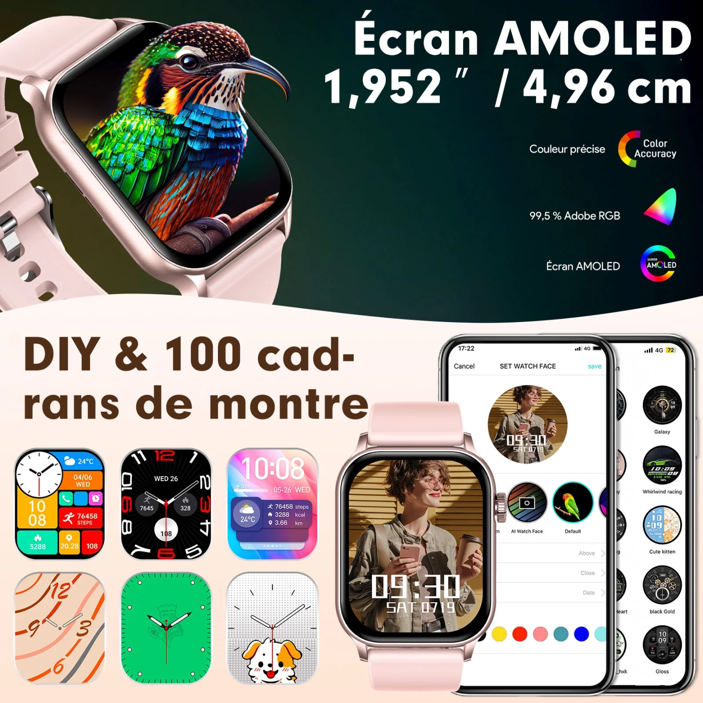 Montre connectée santé et sport - Soro1 