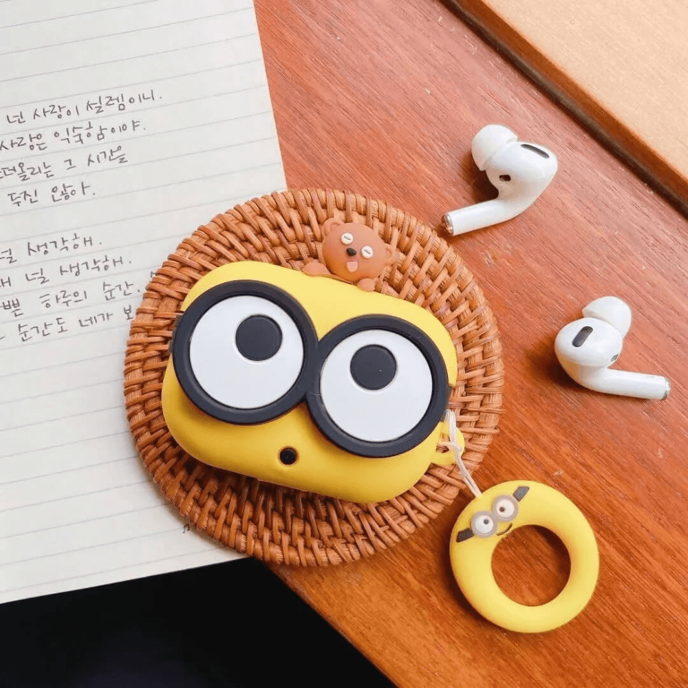 Yellow Buddy AirPods Case