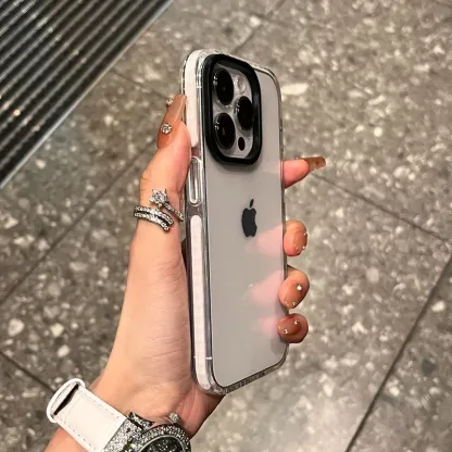 Luxury Transparent Case For iPhone 15 14 13 12 11 Pro Max 7 8 Plus X Xs Max XR Shockproof Clear Soft TPU Cover