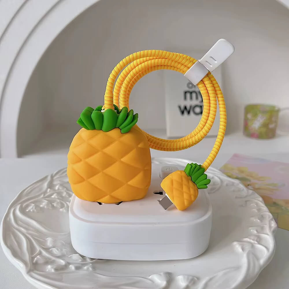 Cute 3D Cable Protector for iPhone Charger(No Cable Included)