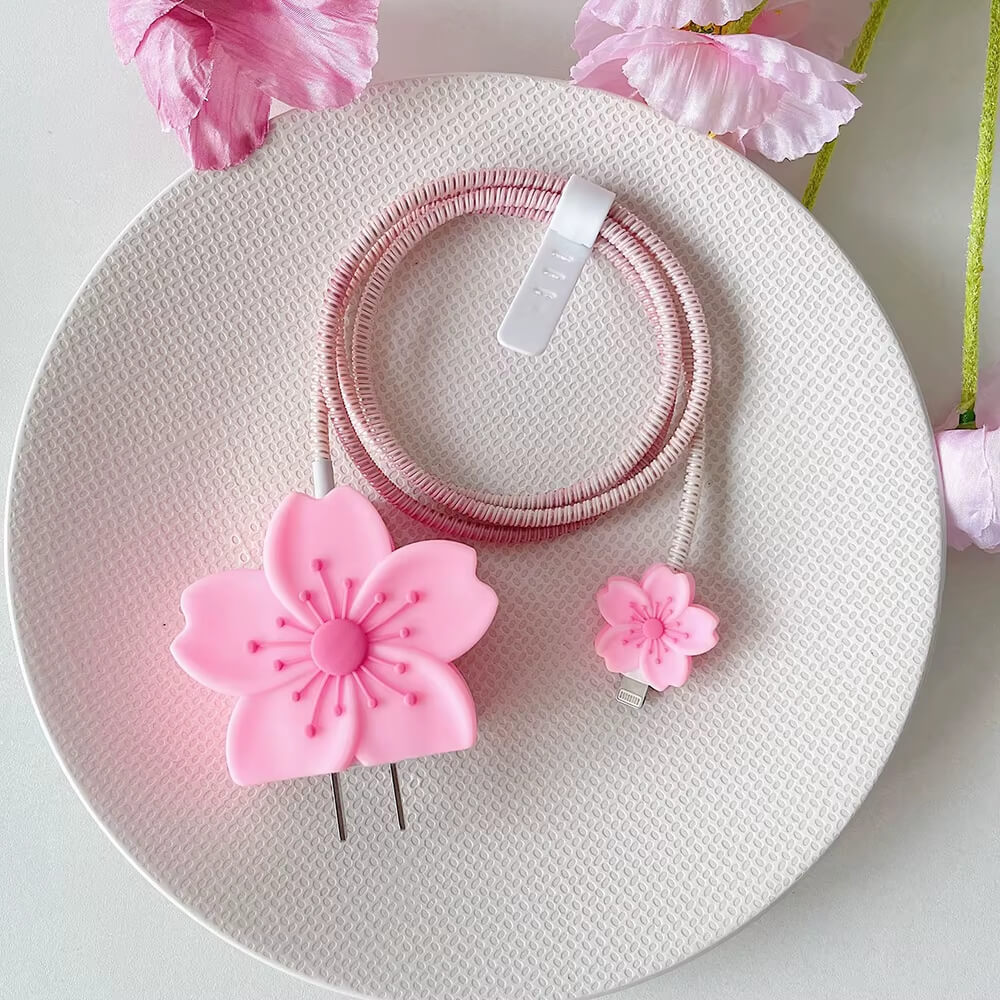 Cute 3D Cable Protector for iPhone Charger(No Cable Included)