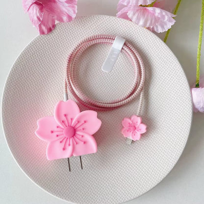 Cute 3D Cable Protector for iPhone Charger(No Cable Included)