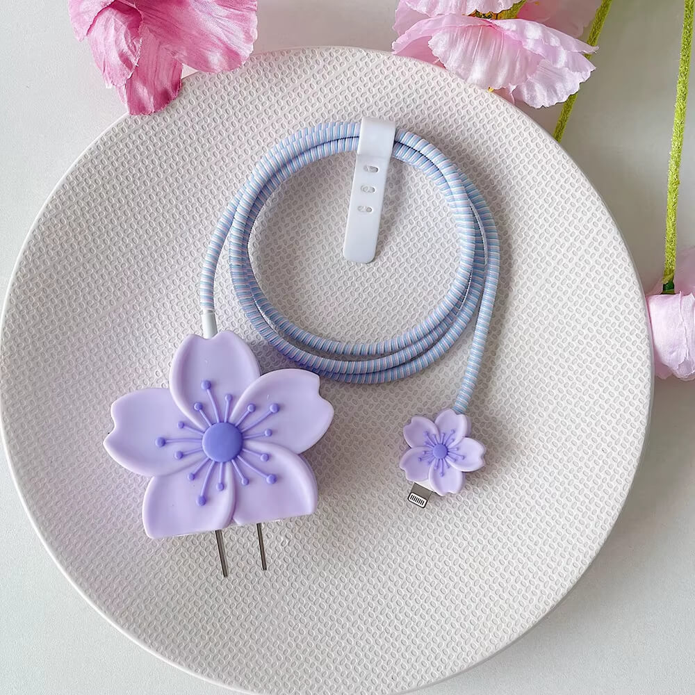 Cute 3D Cable Protector for iPhone Charger(No Cable Included)