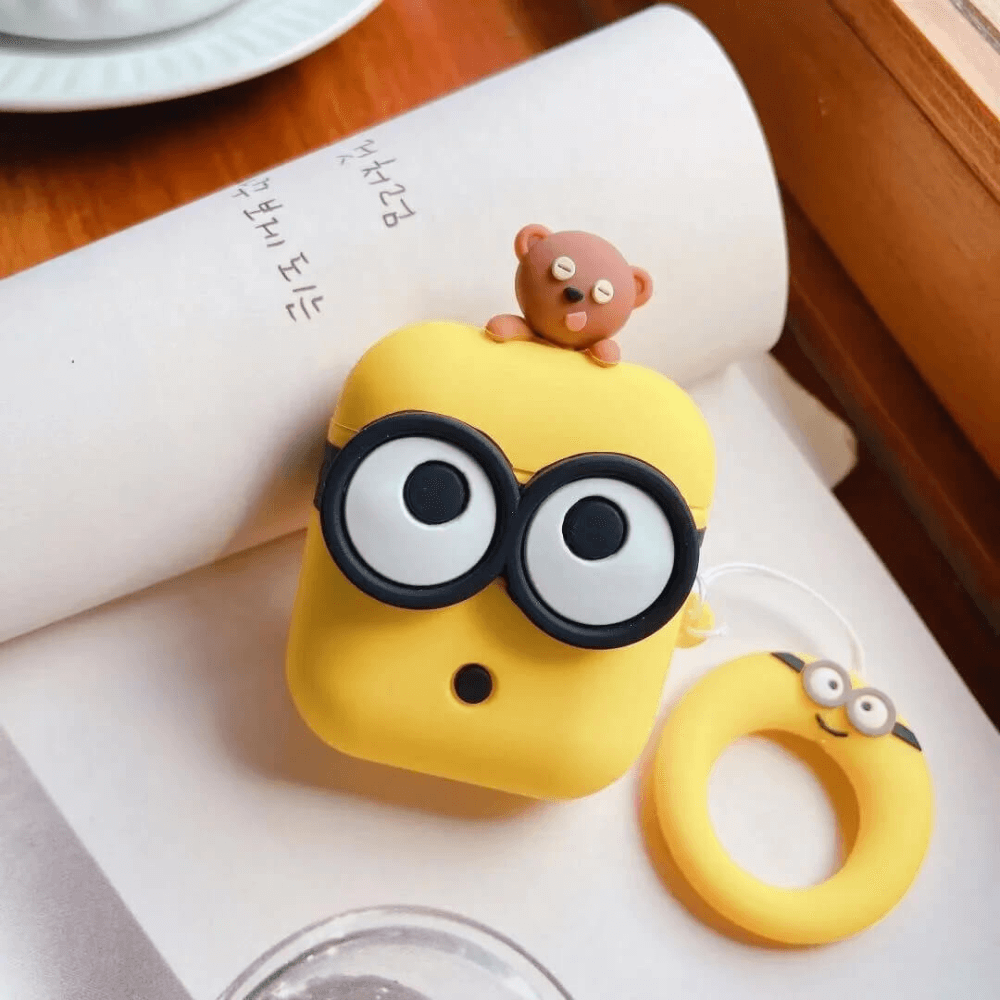 Yellow Buddy AirPods Case