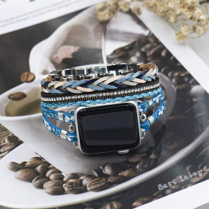 Boho Leather Apple Watch Band