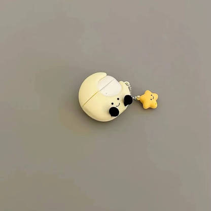 Cute AirPods Case with Moon