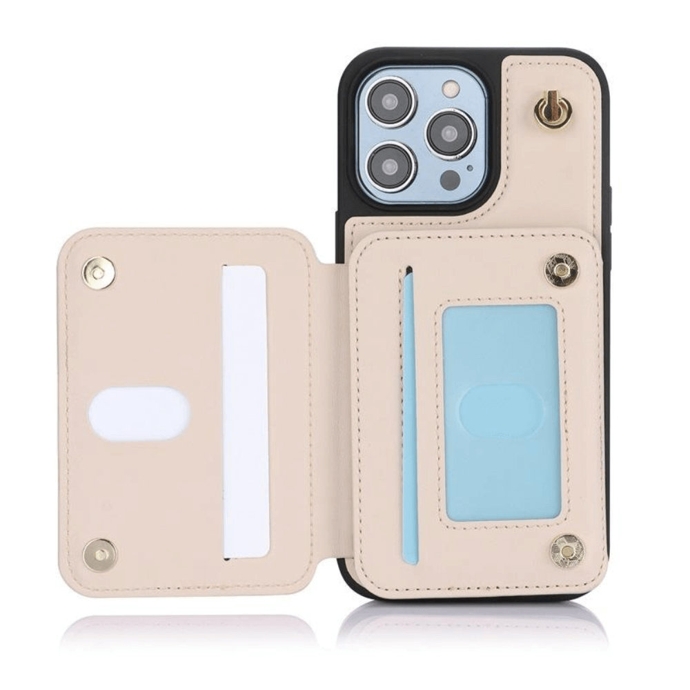 Crossbody Zipper Wallet iPhone Case