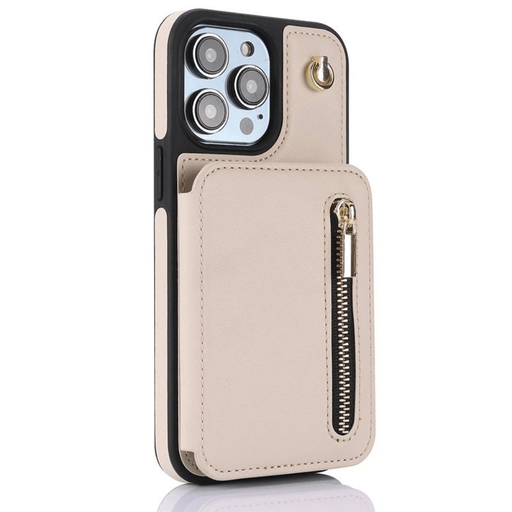 Crossbody Zipper Wallet iPhone Case