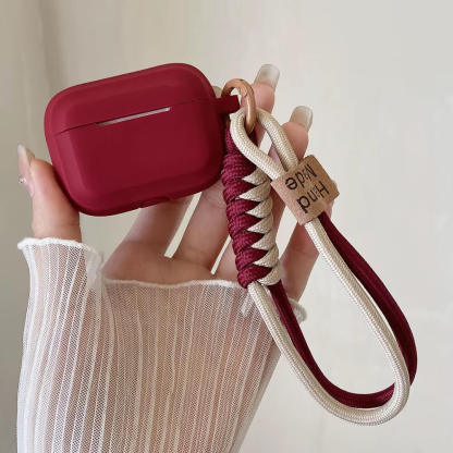 AirPods Case with Smiley Strap