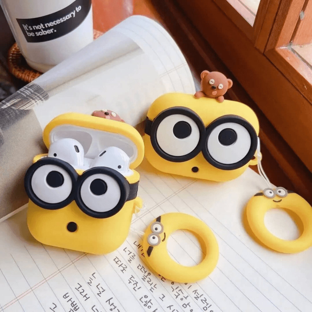 Yellow Buddy AirPods Case