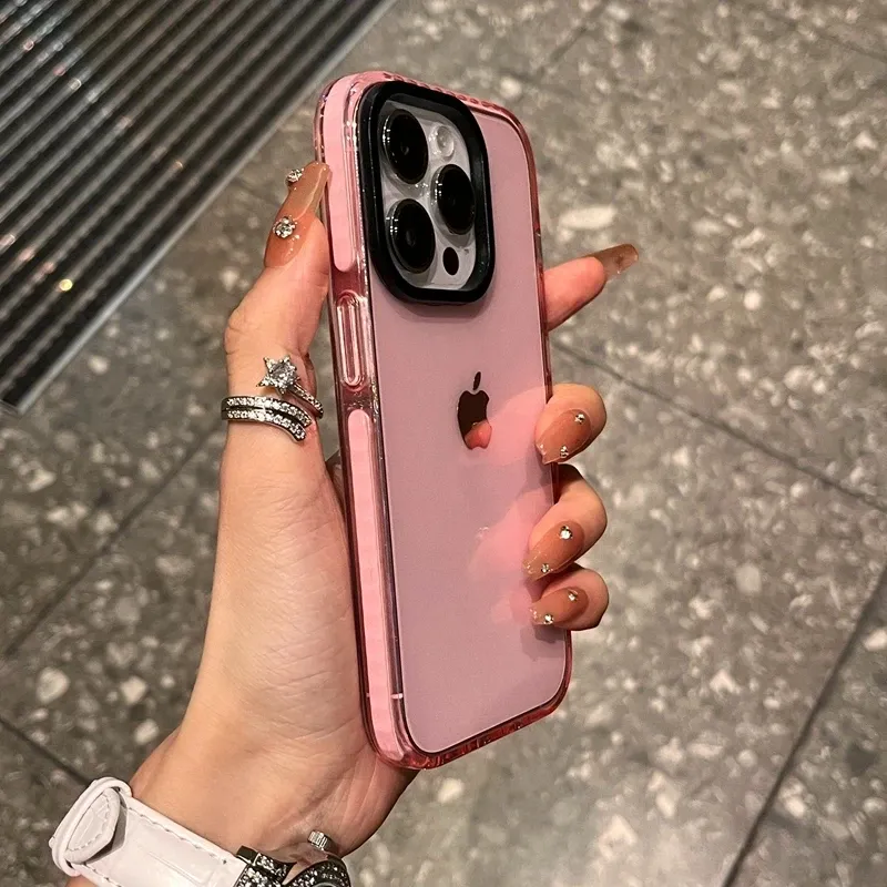 Luxury Transparent Case For iPhone 15 14 13 12 11 Pro Max 7 8 Plus X Xs Max XR Shockproof Clear Soft TPU Cover