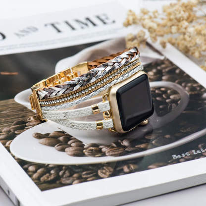 Boho Leather Apple Watch Band