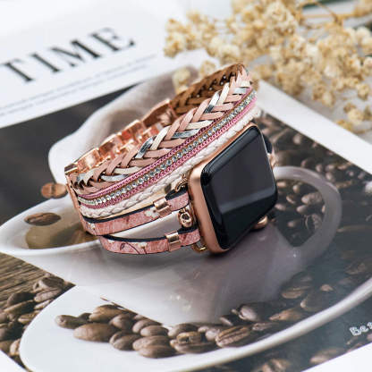 Boho Leather Apple Watch Band