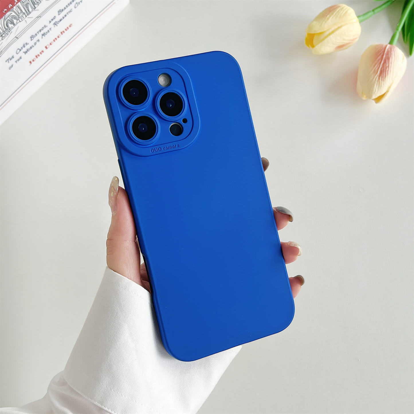 Liquid Silicone Cover for iPhone 16–11 Series
