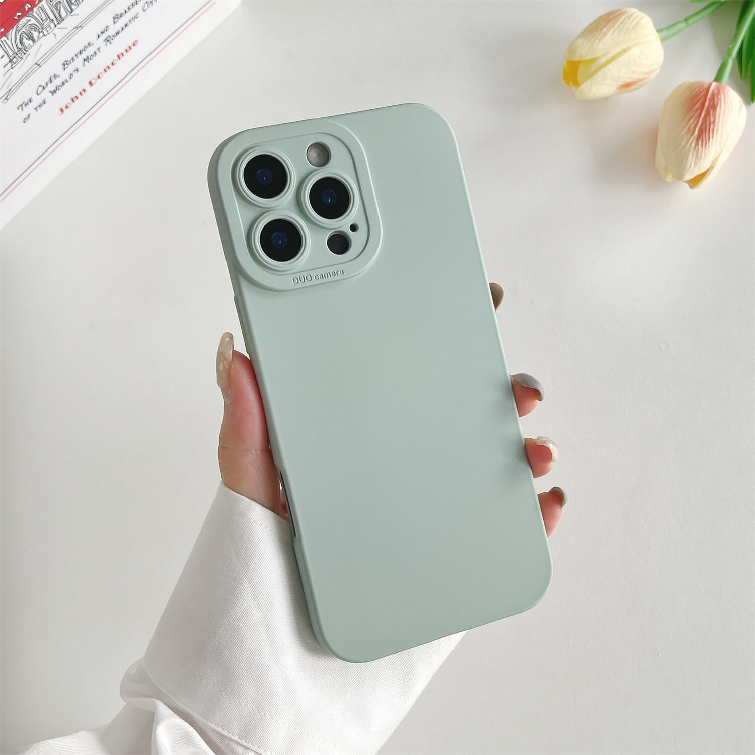 Liquid Silicone Cover for iPhone 16–11 Series