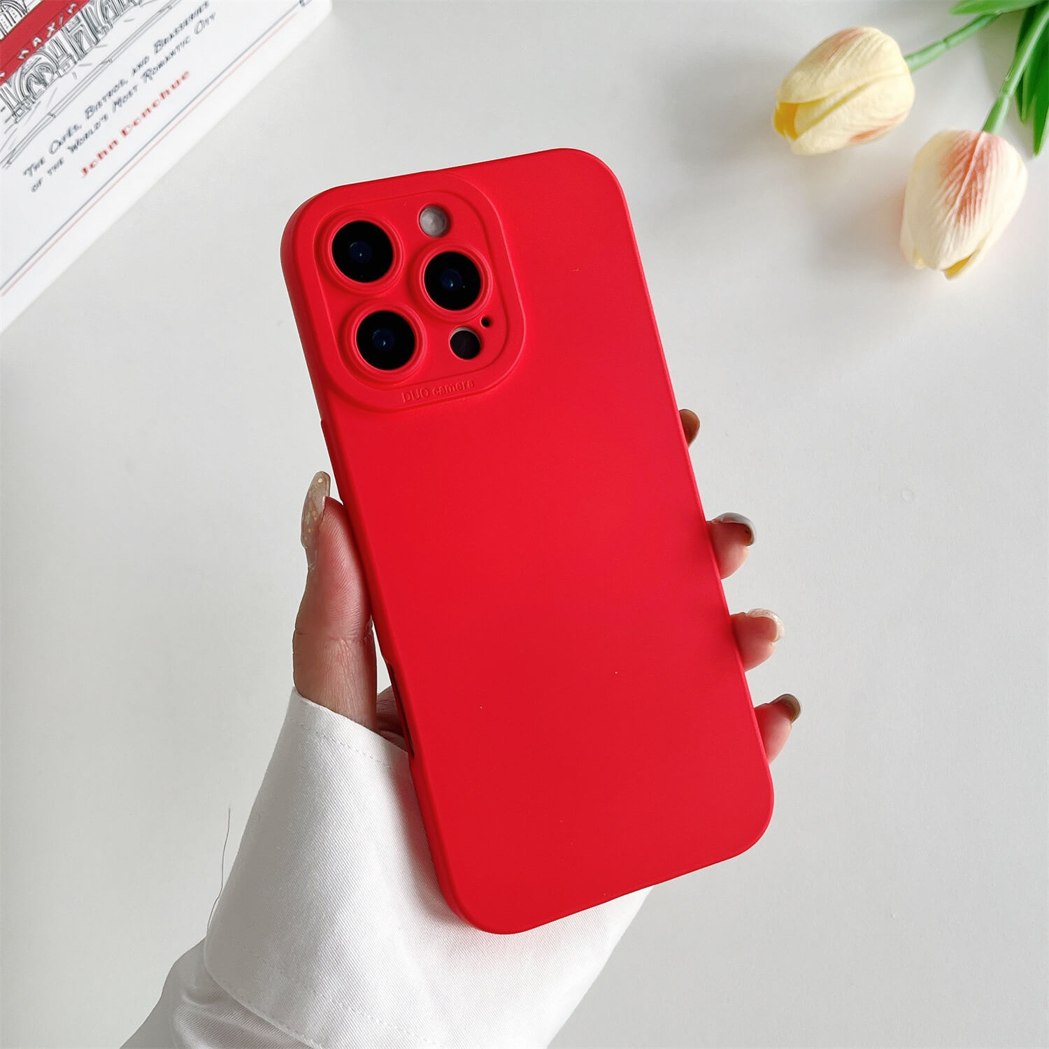 Liquid Silicone Cover for iPhone 16–11 Series